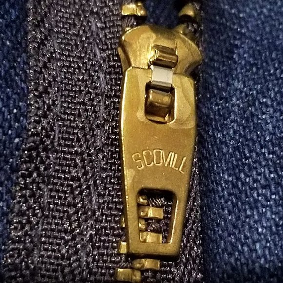 Vintage 70s Roebucks Denim Overalls Union Made USA 44x28.5 - Picture 9 of 10